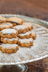 Homemade cookies with sugar
