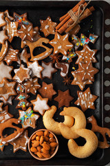 christmas sweet  gingerbread cookies