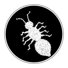 Simple doodle of an ant