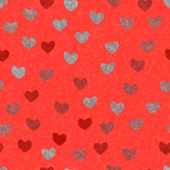 Seamless heart pattern for background