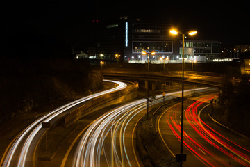 Verkehr in der Nacht, Bielefeld