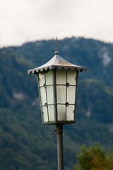 Fototapeta na wymiar Handcrafted street lamp.