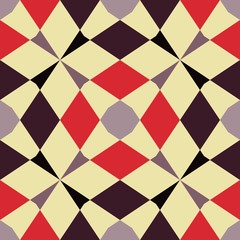 Seamless pattern - Retro geometric background