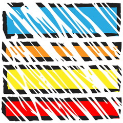 color square label,  design element