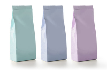  Blank Foil Food Snack Sachet Bags Packaging