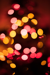 Abstract christmas lights