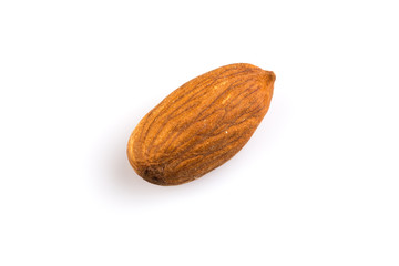 almond on a white background