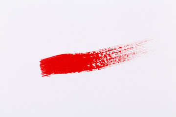 Red paint splash