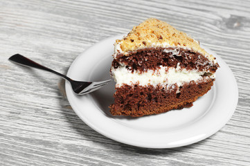 Homemade chocolate cake