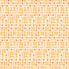 Obraz premium Chocolate bars seamless pattern