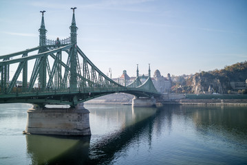 Fototapeta na wymiar Liberty Bridge Budapest