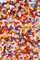 Colorful beads background