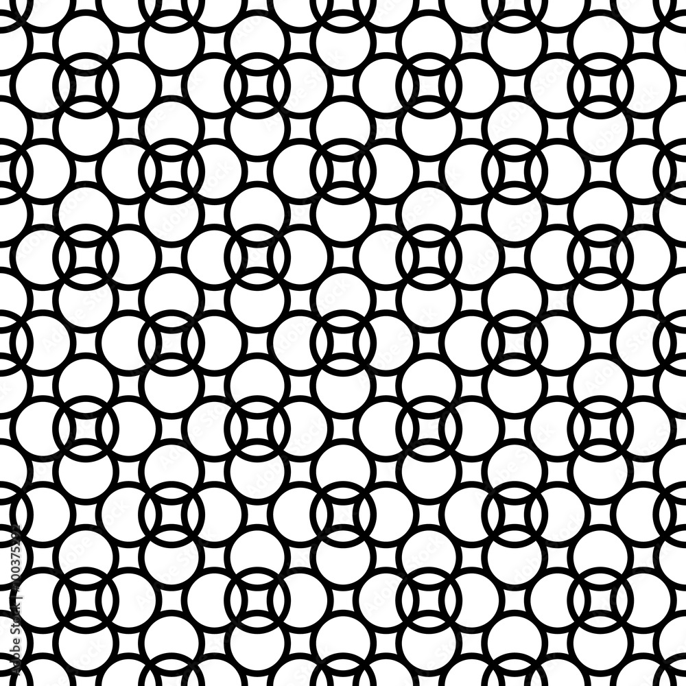 Aufkleber seamless monochromatic pattern. repeatable background. vector.