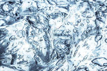 Bubble water gel texture.