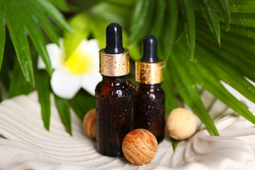 Essential oil for aromatherapy, close up