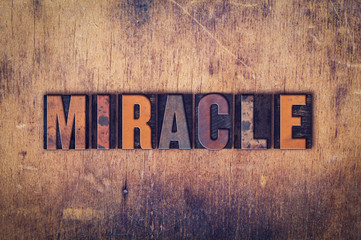 Miracle Concept Wooden Letterpress Type