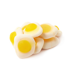Scrambled egg shaped candy