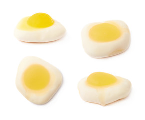 Scrambled egg shaped candy