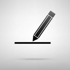 Pencil vector icon