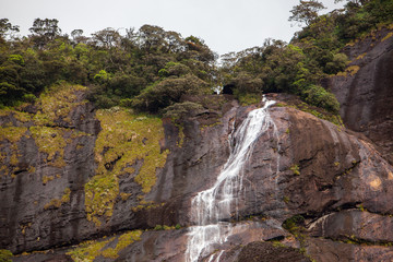 Fototapeta na wymiar Waterfall at Adam' Peak - Sri Lanka