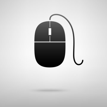 Mouse black icon