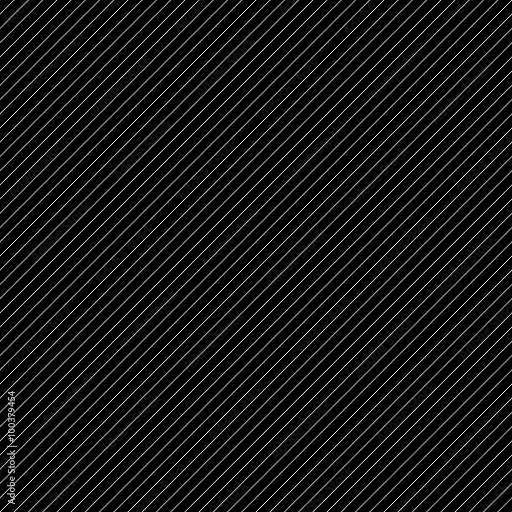 Poster diagonal, slanting lines. black and white repeatable pattern.