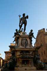 Fototapeta na wymiar Statue of Triton in Piazza della Signoria in Florence, Tuscany