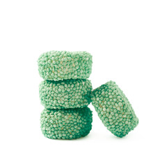 Gelatin based candy isolated