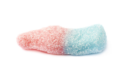 Bottle shaped fizzy candy