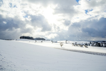 Winterlandschaft in Süddeutschland