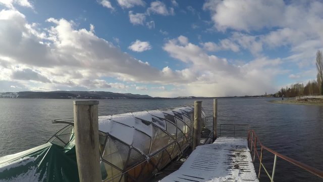 Warmer Seeblick (Bodensee - Zeitraffer)