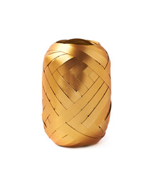 Glossy ribbon reel isolated