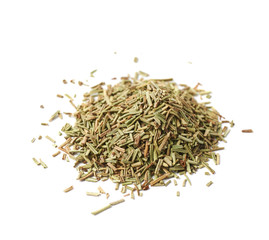 Pile of dried rosmarinus seasoning