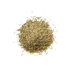 Pile of dried rosmarinus seasoning
