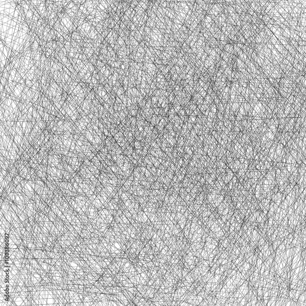Poster black and white scratches vector texture with random thin, inter