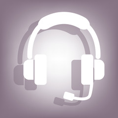 Support icon with shadow