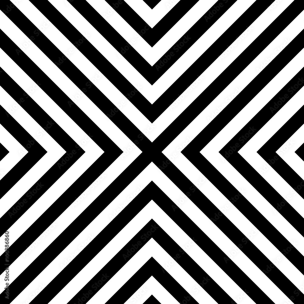Poster seamless pattern with regular, diagonal lines forming an x shape