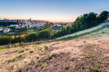 Sunset in Rodez, France