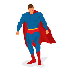 Superhero, vector illustration