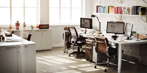 Foto op Plexiglas Contemporary Room Workplace Office Supplies Concept © Rawpixel.com
