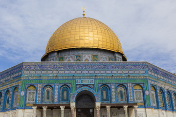 Fototapeta na wymiar Dome on the Rock on Temple Mount. Jerusalem. Israel.