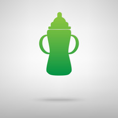 Baby bottle icon