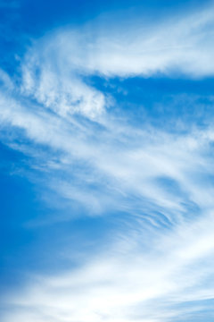 Cloudy blue sky