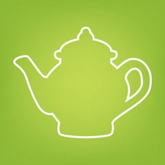 Tea maker line icon