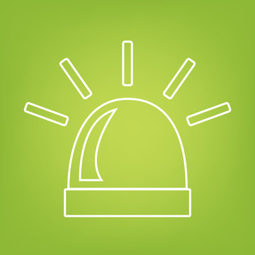 recommend clip art: Police single line icon