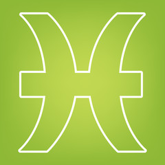 Zodiac line icon