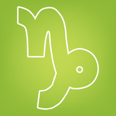 Zodiac line icon