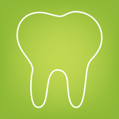 Tooth line icon