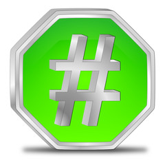 Hashtag Button