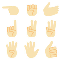 Obraz premium ハンドサイン / vector eps10